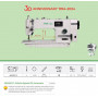 MAQUINA INDUSTRIAL PLANA ZOJE CORTAHILOS A6000P-D