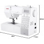 Maquina de coser Electrónica JANOME 6030