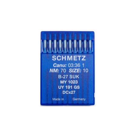 Aguja Industrial SCHMETZ Remalladora B27